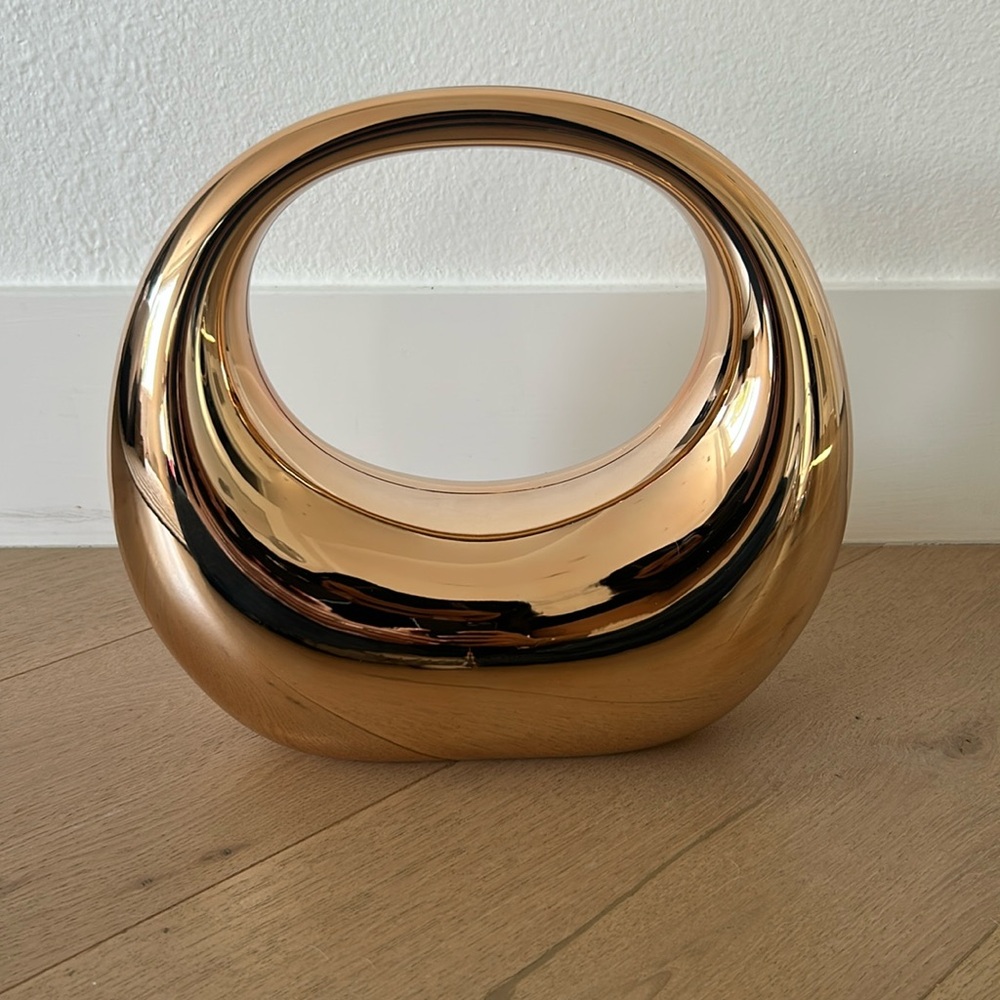 Gold Metallic Clutch